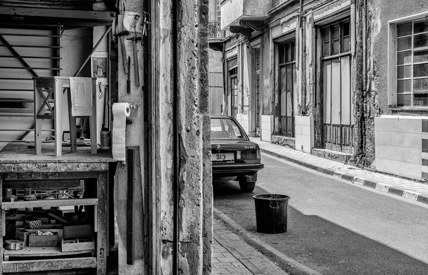 Nikosia im Grengebiet